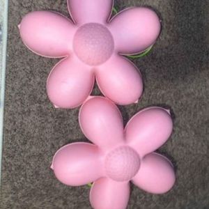 2 Pink Flower wall light 12" IKEA Smila Blomma